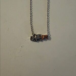 Elegant Two-Tone Necklace